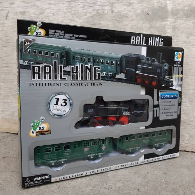 Mainan Kereta Api Rail King - Classic Train Anak Edukatif Klasik Rel