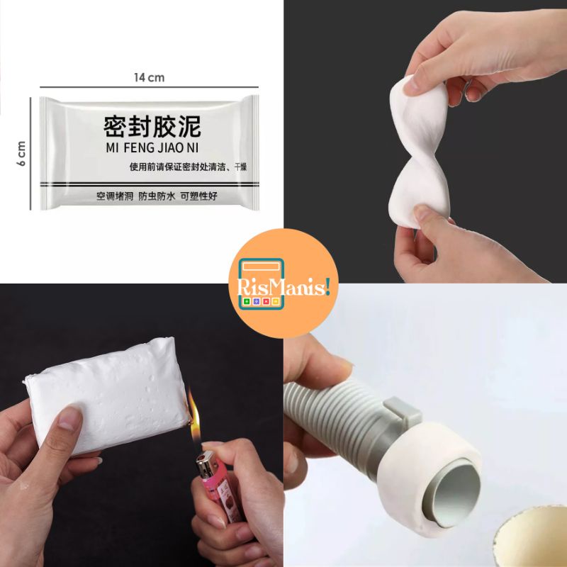 WALL HOLE SEALANT GLUE Dempul Padat Ajaib Lem Dinding Retak Plamir Lubang Tembok Pipa Pompa Wastafel