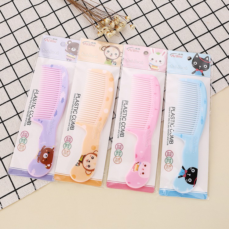 ED - SISIR GAGANG KECIL FULL MOTIF WARNA WARNI / SISIR RAMBUT KARAKTER LUCU