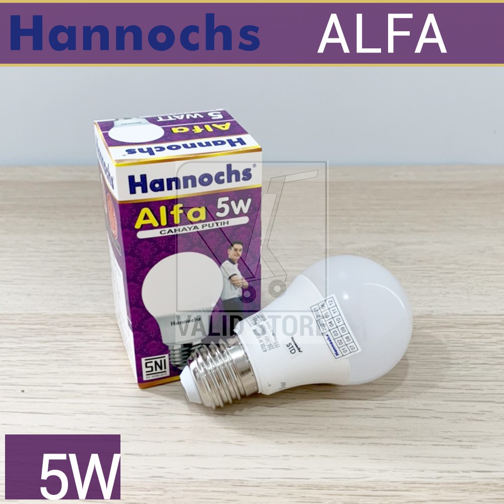 Hannochs Alfa Lampu Led 5W / 5 watt