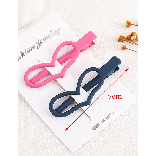 LRC Jepit Rambut Fashion Random Color Love Hairpin Y61419