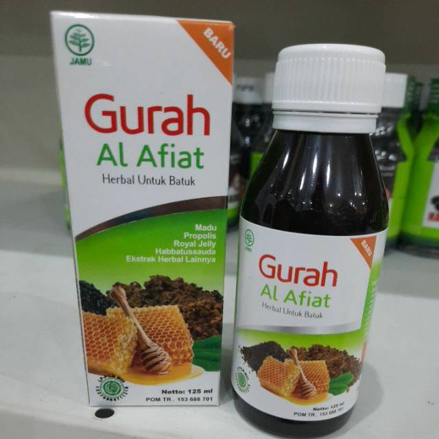 

Madu Gurah Al afiat herbal untuk batuk 125ml