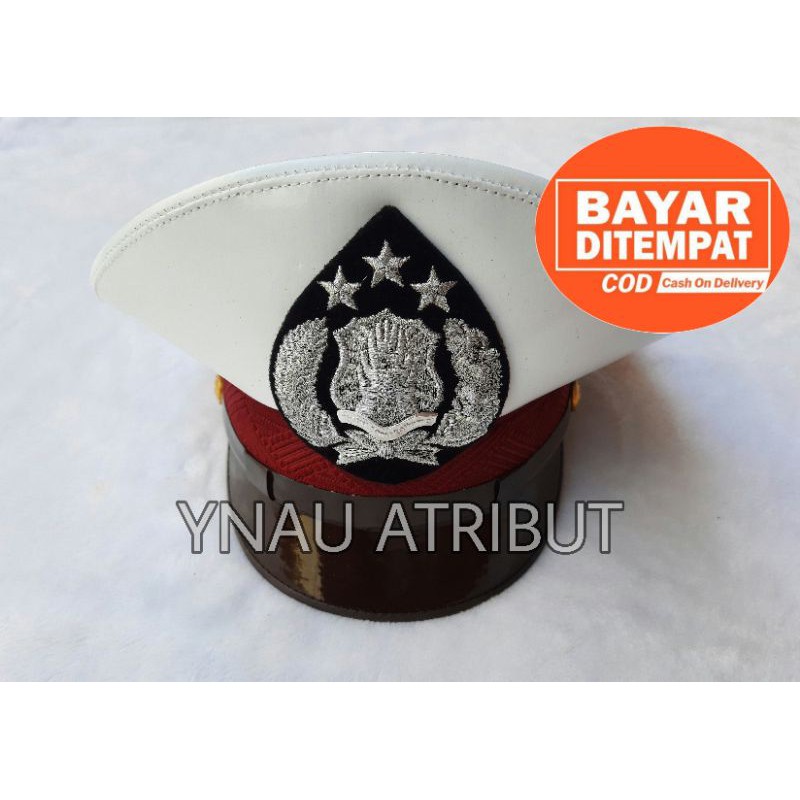 Topi Pet Lantas Bintara Polri