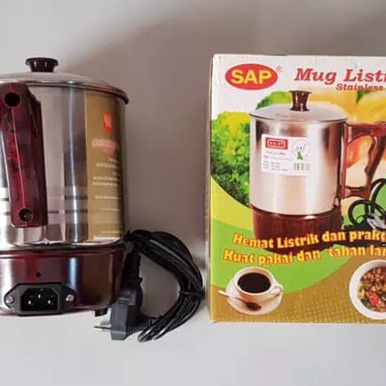 Mug kettle teko panci listrik pemanas air SAP BR 2014 TERMURAH