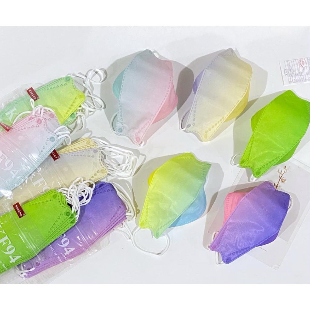 10pcs MASKER KF94 DEWASA MOTIF 4D MASKER EVO MOTIF STANDART KOREA