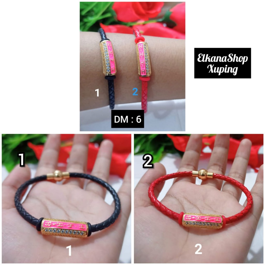 Gelang pandora magnet liontin tabung