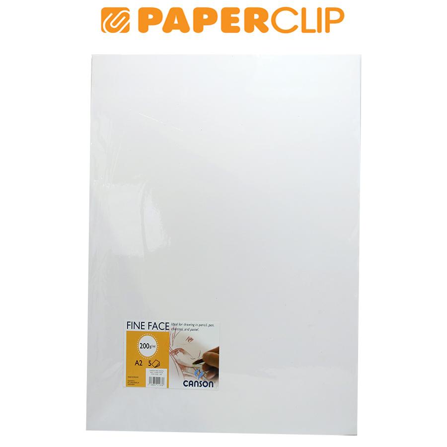 

PAPER CANSON C06 A2 200G 5 LEMBAR FINE FACE