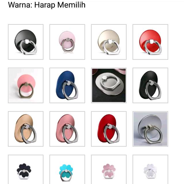 Ring Hp aneka model