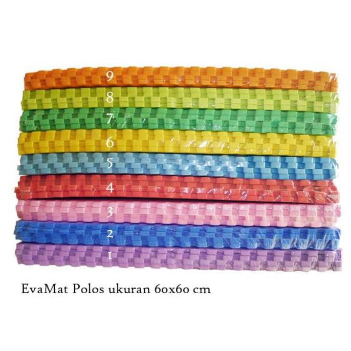 Matras /Tikar / Karpet / Puzzle alas lantai evamat / evamats polos 60x60 cm