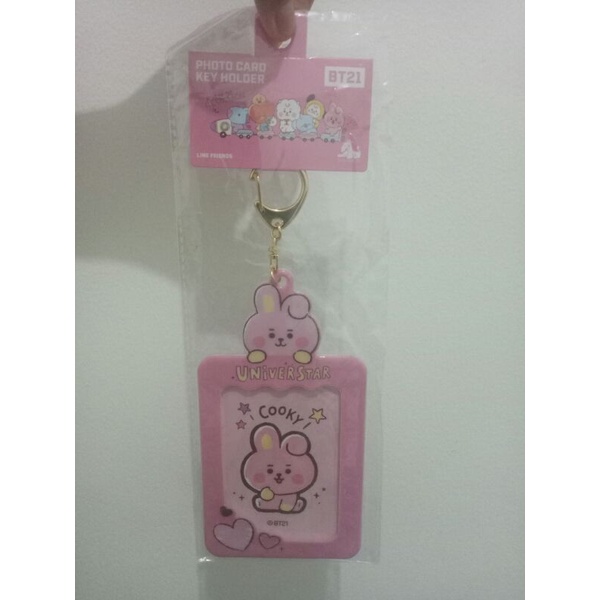 BT21 Japan photo card key holder cooky
