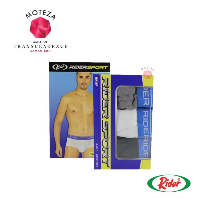 Celana Dalam Underwear Brief Pria - RIDER Sport R 333 B