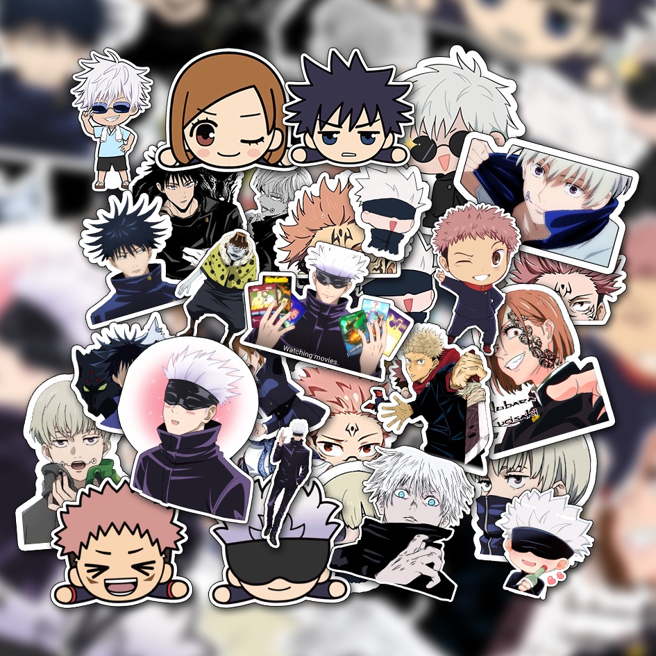 

10 PCS Sticker Jujutsu no Kaisen Stiker