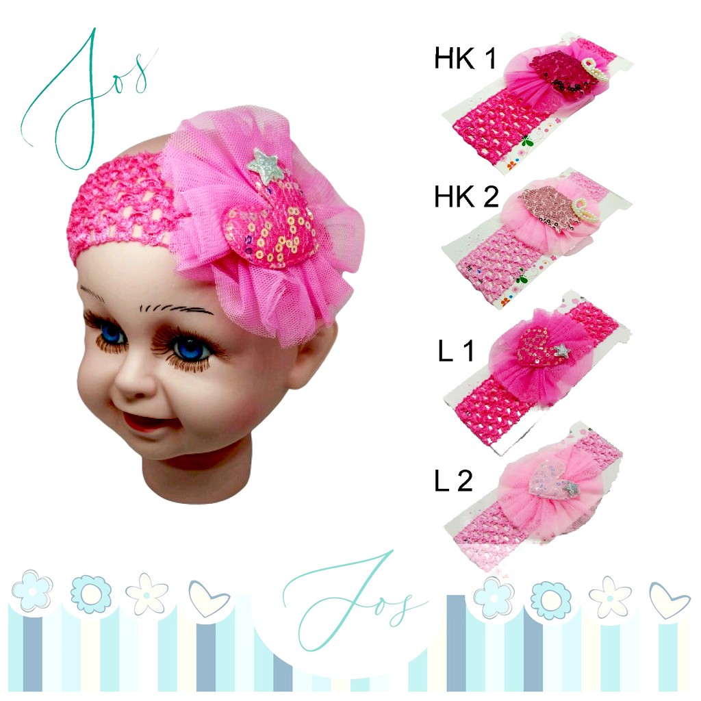 AKSESORIS BANDANA / BANDO / HEADBAND ANAK BAYI CEWEK IMPORT