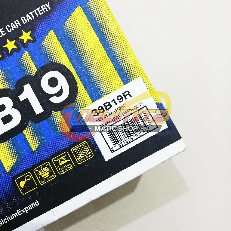 Aki Mobil Panasonic 38B19R 35AH 12V
