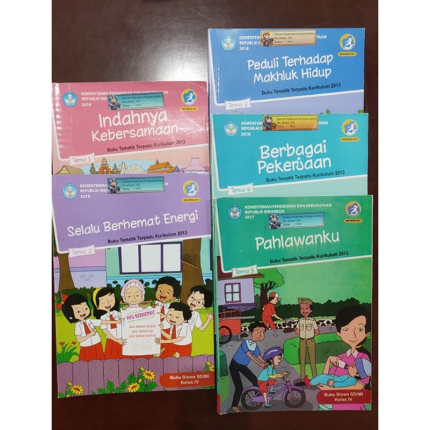 

BUKU TEMATIK TERPADU KELAS 4 TEMA 1, 2, 3, 4, 5 TAKE ALL
