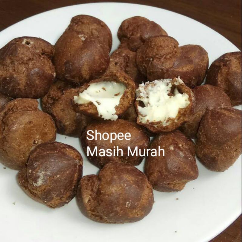 

BARU sus coklat Vanila 2kg cod free ongkir choco racunshopee soes lumer