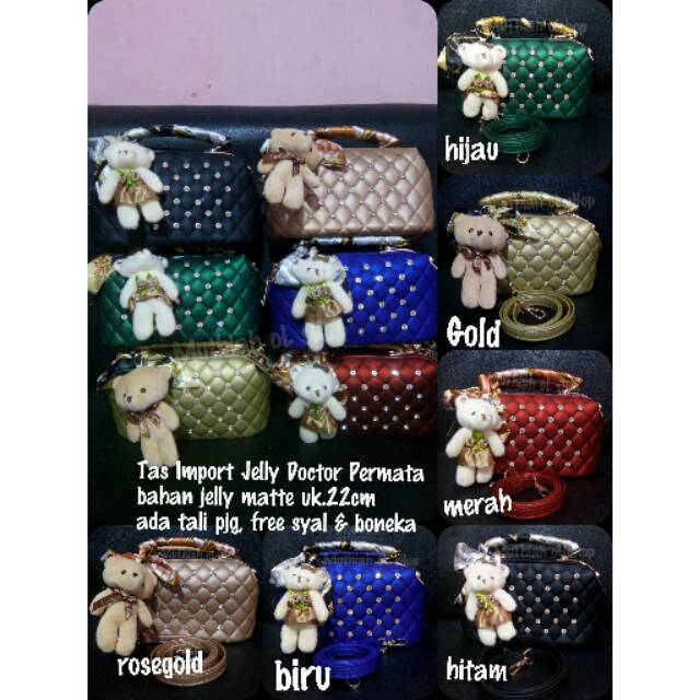 Tas Jelly Matte Classic Permata / Diamond