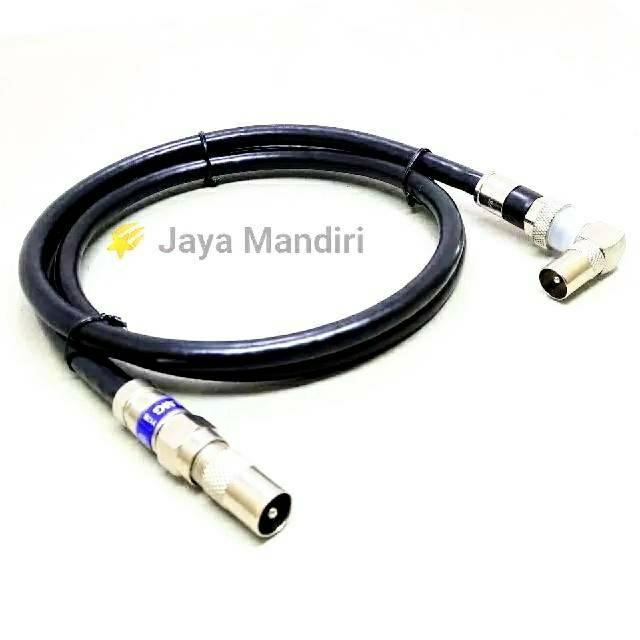 Kabel Antena TV Jack Compression 1 Meter / Male to Male