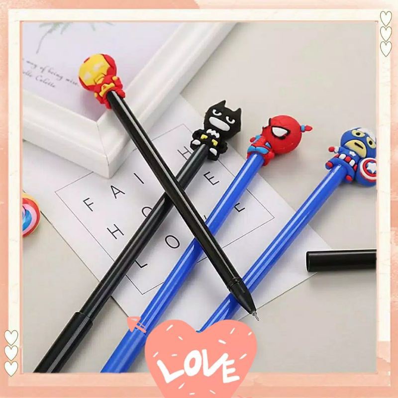 

BPT - Pena SuperHero 3D Pulpen Alat Tulis Sekolah Stationery Pena Gel