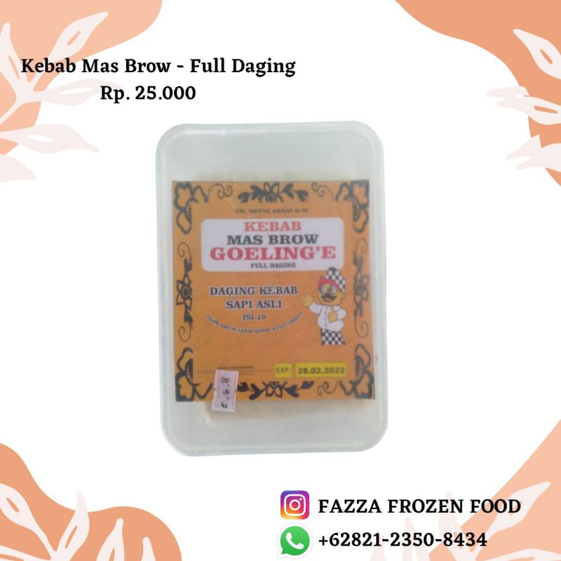 

Kebab Mas Bro - Full Daging