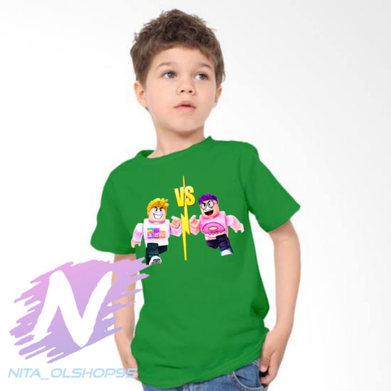 baju langkybox kaos anak roblox langkybox karakter