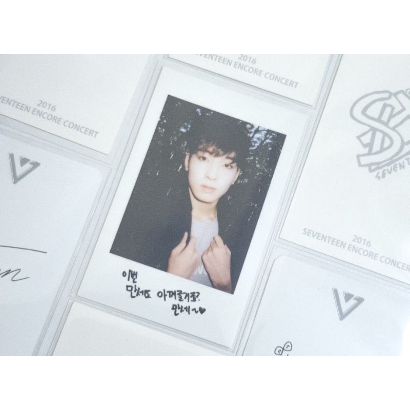 [BOOKED] wonwoo boys be hide ver photocard (pc) jeon wonwoo seventeen official album polaroid