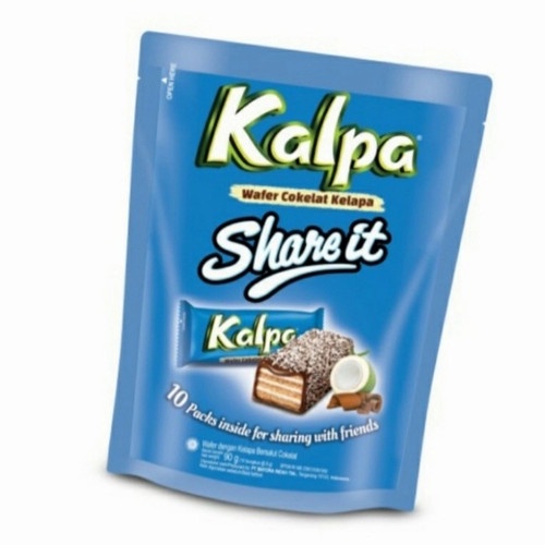 KALPA SHARE IT WAFER COKELAT KELAPA 90 GRAM