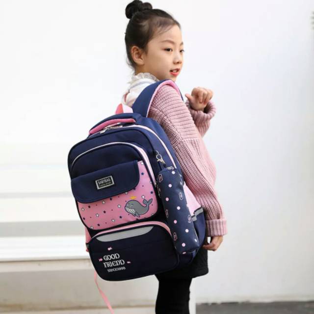 Back Pack Double Decker_Tas Ransel Anak_Lol_Unicorn_Superhero_Paw Patrol_Shopkins Fashion Cewek W5Q3