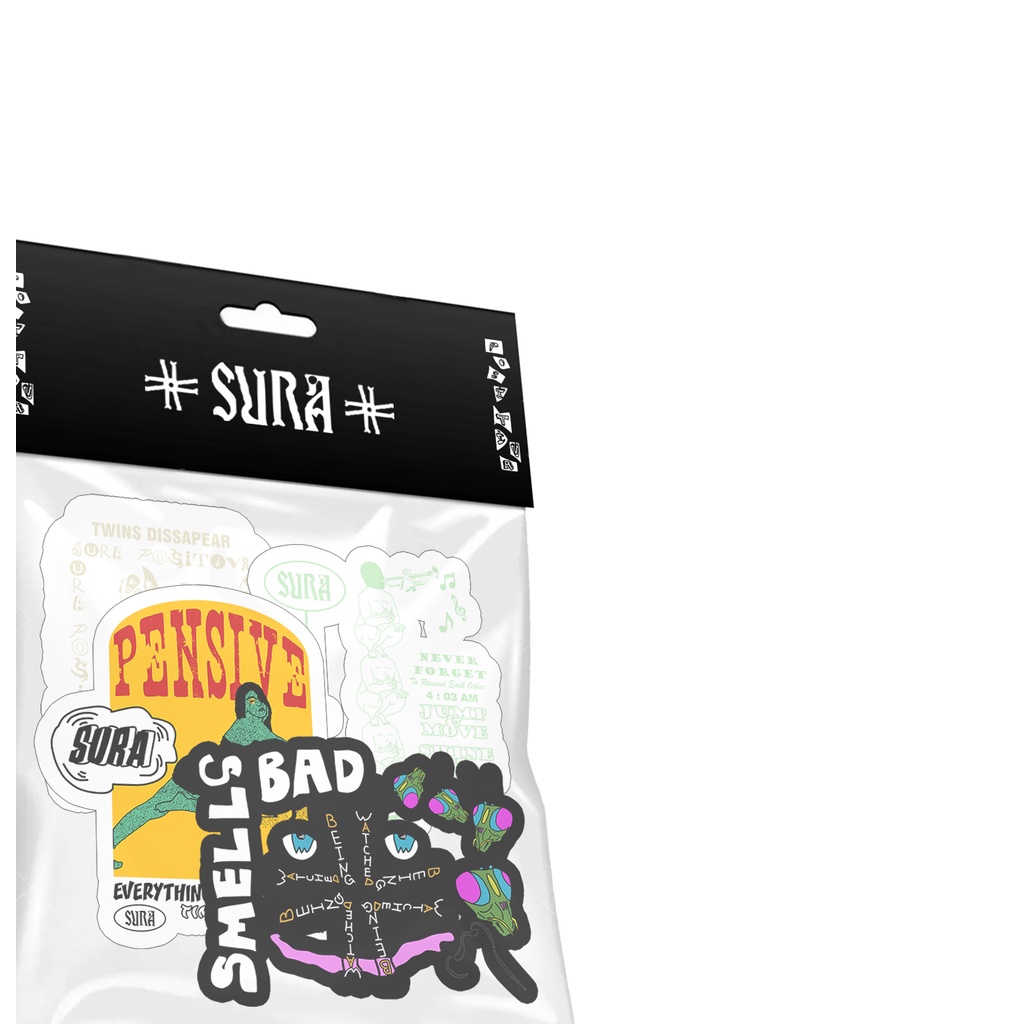 Sticker Pack (čtyři) Sura Positiva