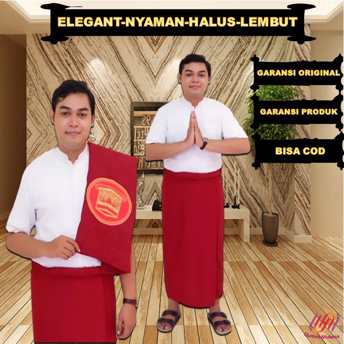Sarung dewasa polos bukan wadimor atlas bhs gajah duduk bantal sofa adem model terbaru 2021 Maroon