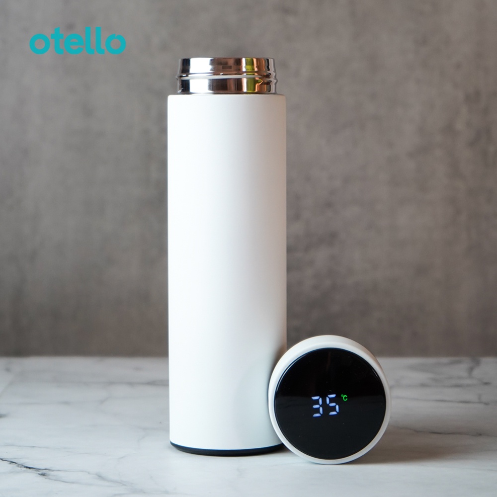 Otello Alpha Tumbler LED Suhu Digital Termos Stainless Steel Botol Minum Canggih Smart Tumblr