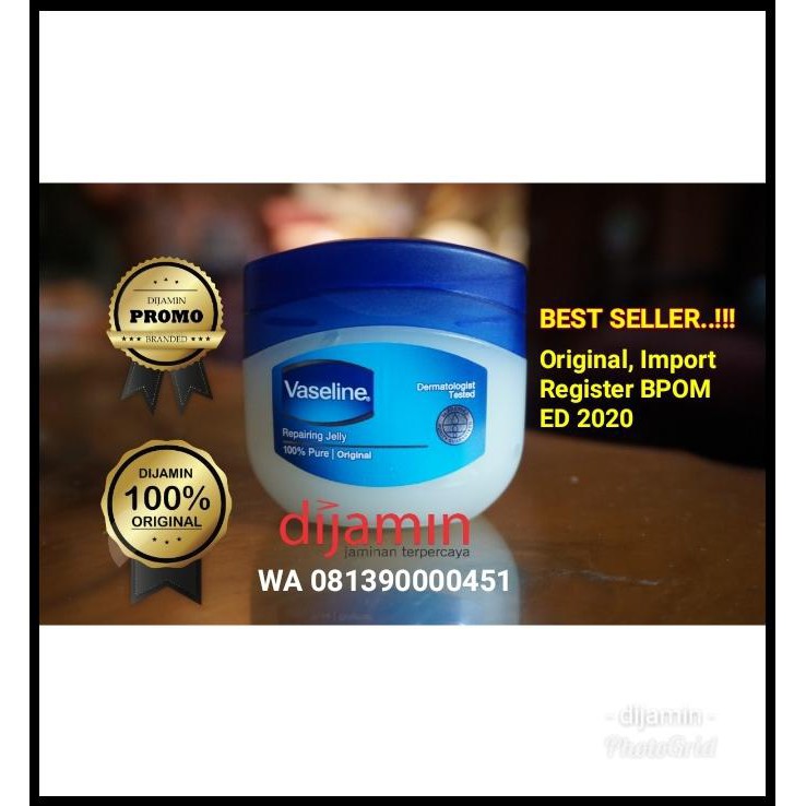 aft9 vaseline petroleum / repairing jelly bpom impor ori 100 ml n8r8