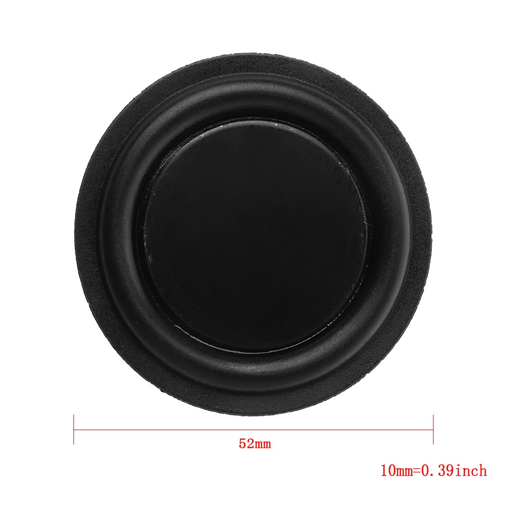 52mm Passive Radiator Subwoofer Speaker Vibration Membrane Bass Rubber Woofers