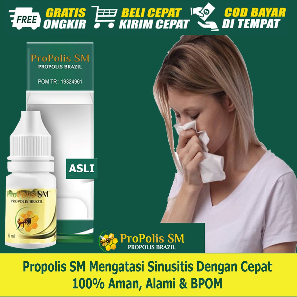 Obat Tradisional Sinusitis, Obat Herbal Sinusitis Akut, Sinusitis Kronis, Radang Sinus Bisa COD