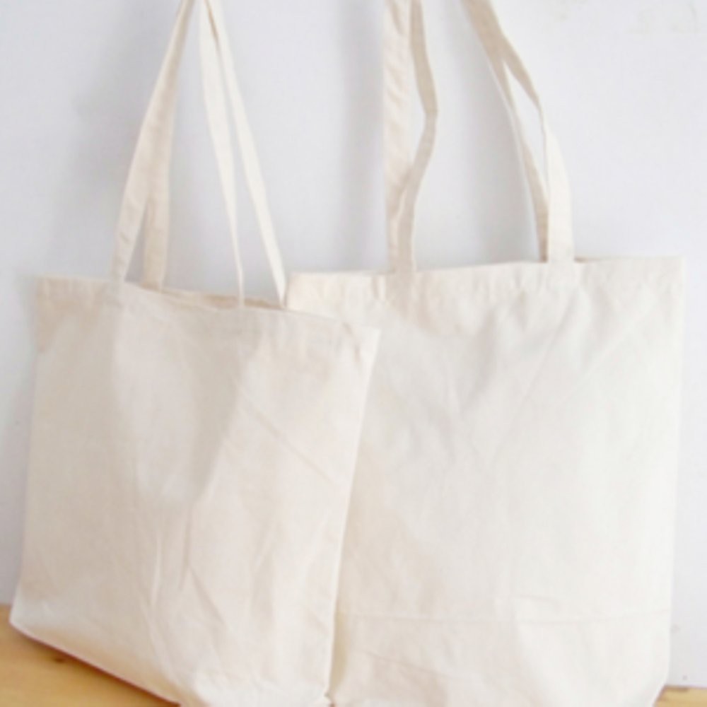 TOTE BAG POLOS CANVAS BLACU