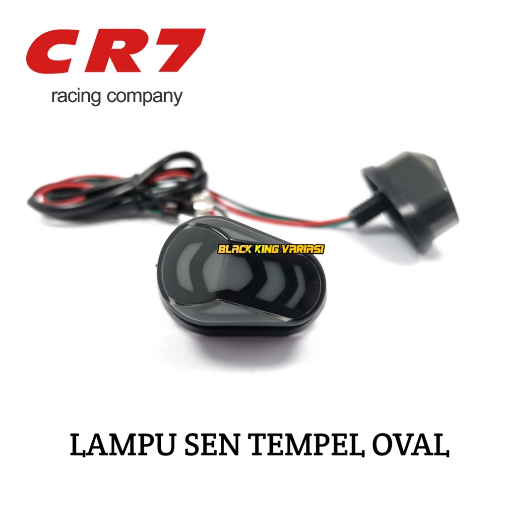 Sen Tempel Lampu Sen Led Oval 2 Mode Running Sein Tempel R15 CBR Ninja GSX Lampu sen Tempel Oval