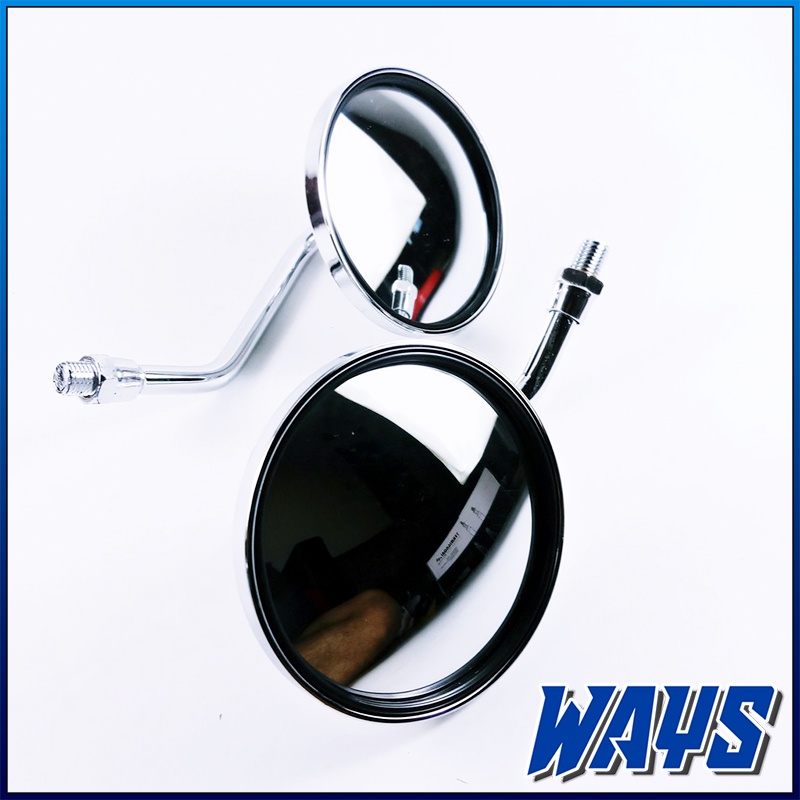 [X320] Spion Bulat Cembung Crom Crome Chrome Honda Yamaha Motor Honda Scoopy Genio Yamaha Fino Freego