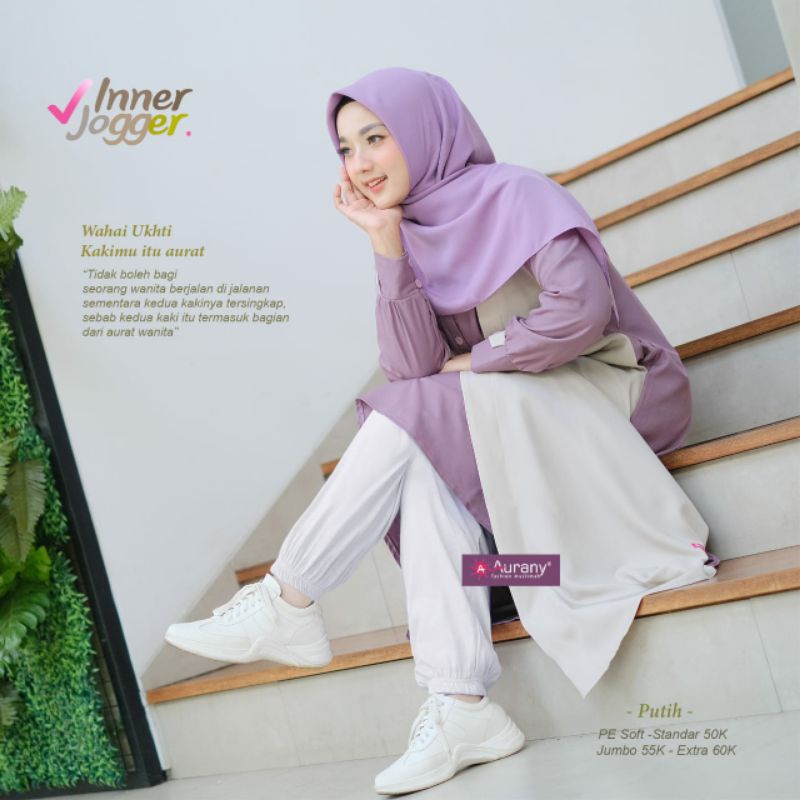 INNER JOGGER AURANY ( CELANA DALAMAN GAMIS )