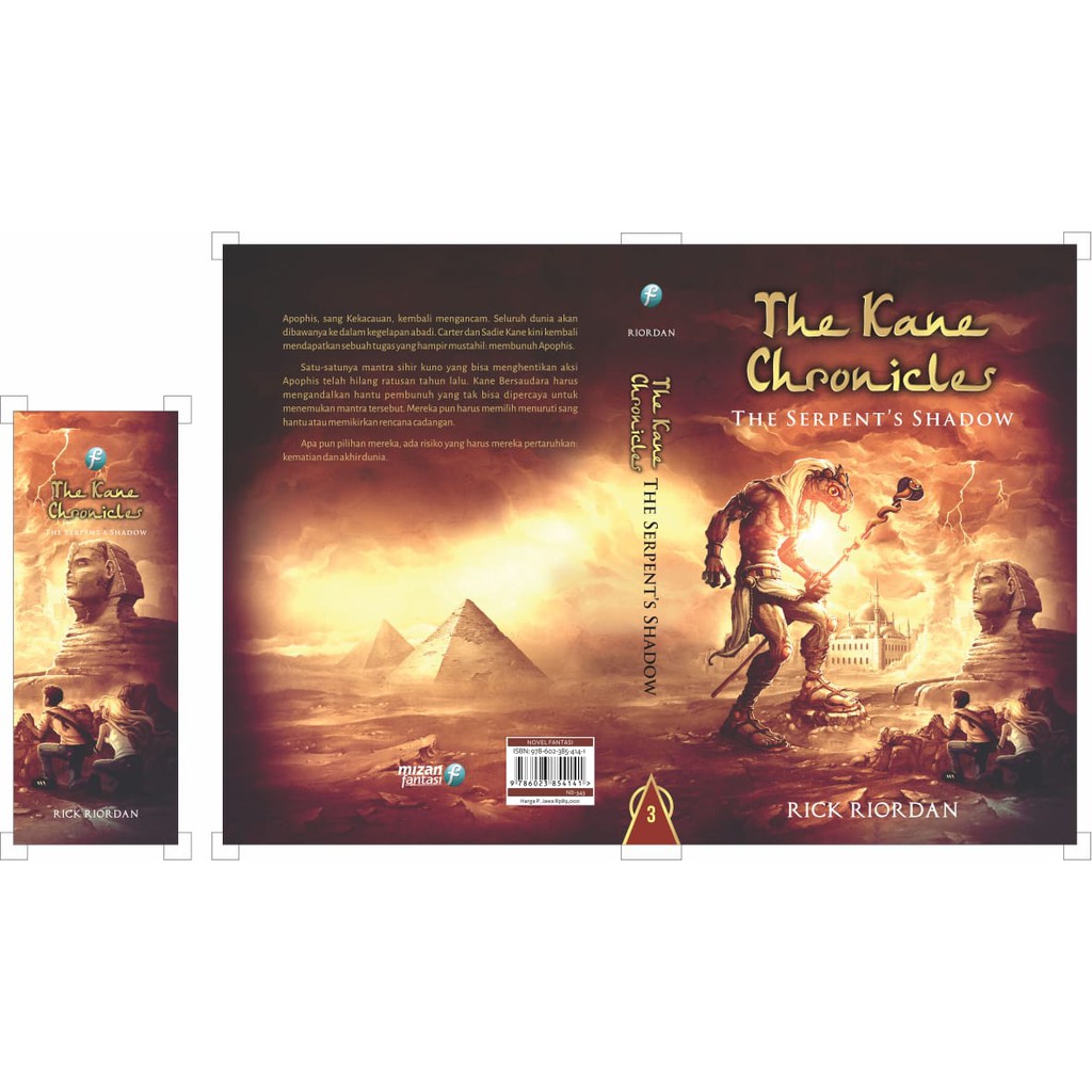 Novel Fantasi Rick Riordan The Kane Chronicles 3: The Serpent's Shadow