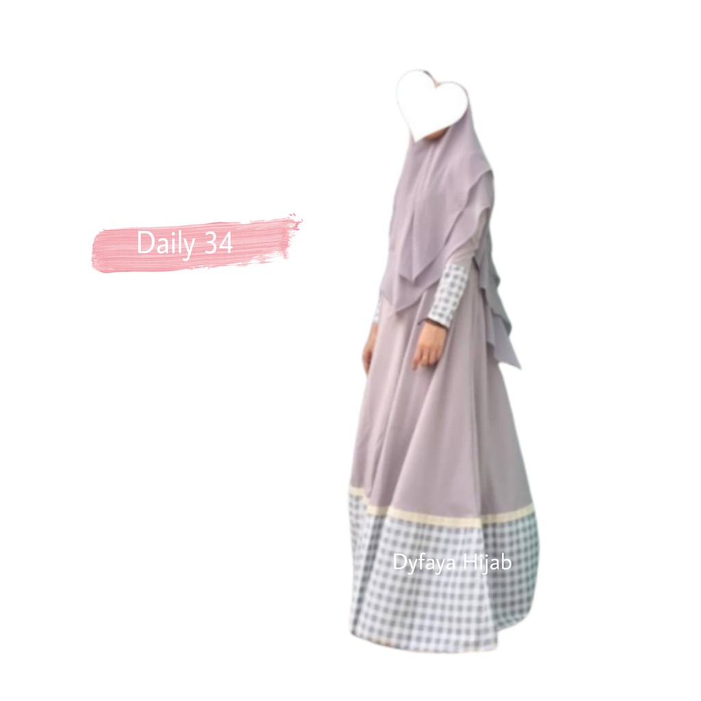 GAMIS SYARI MUSLIMAH DAILY 34