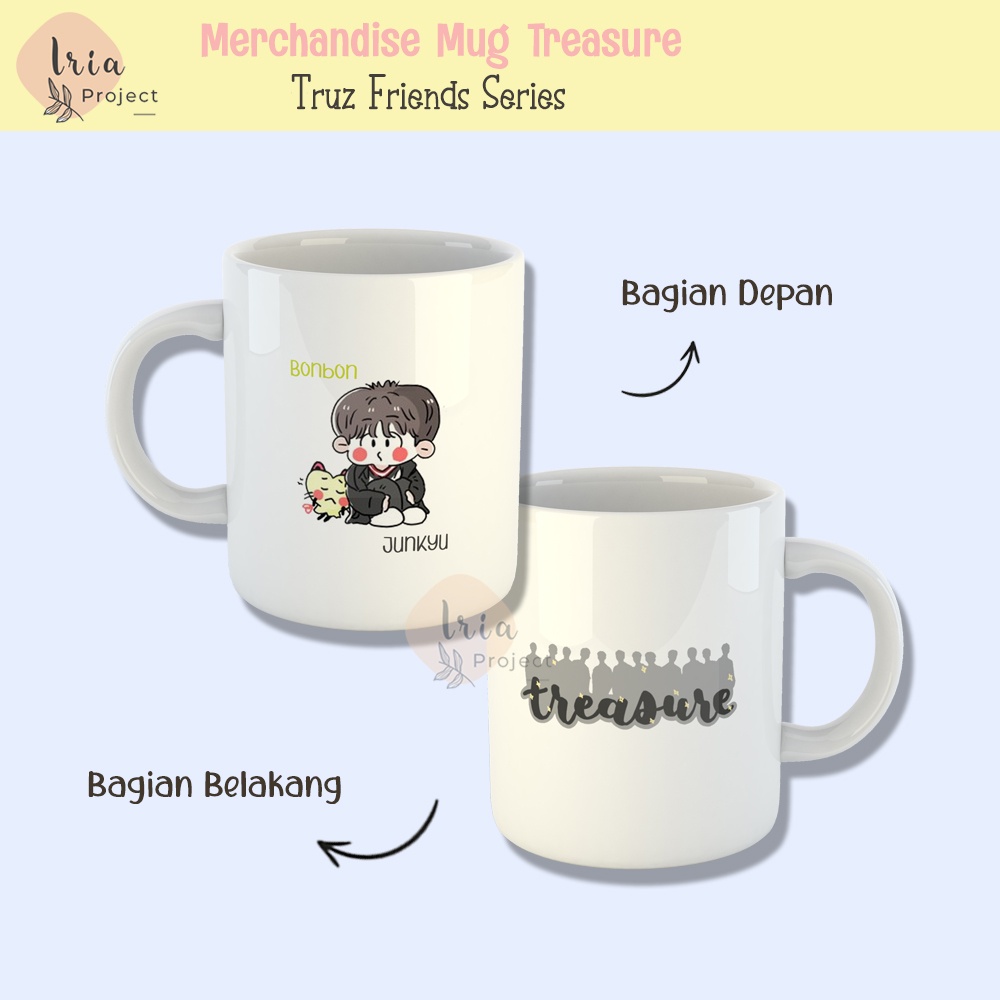 Souvenir / Merchandise Fankit Mug / Gelas Treasure Truz Friend - Bonbon Chili Matetsu Romy Yedee