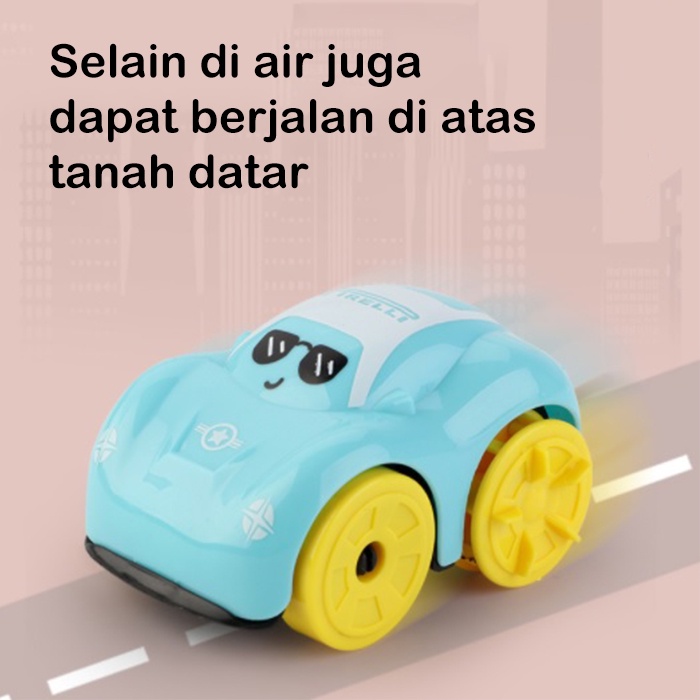 [1KG 28PCS] Babyland Mainan Mandi Anak Mobil Mobilan Berjalan Di Air dan Darat / Toy Turtle