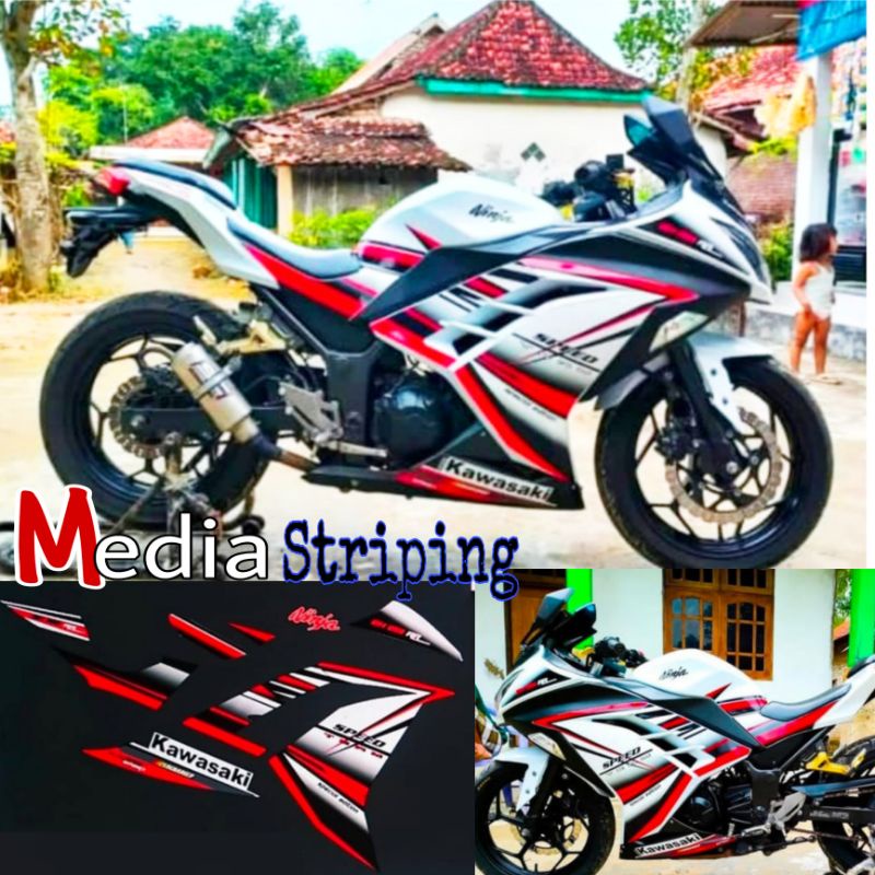 Sticker Striping Ninja 250Fi Livery SPEED TEAM