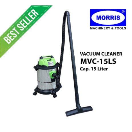 Morris Vacum Cleaner Basah Kering 15 Liter 20 Liter MVC 15-15LS / Penyedot Debu Basah Kering Alat Sedot Debu 15 Liter 20 Liter