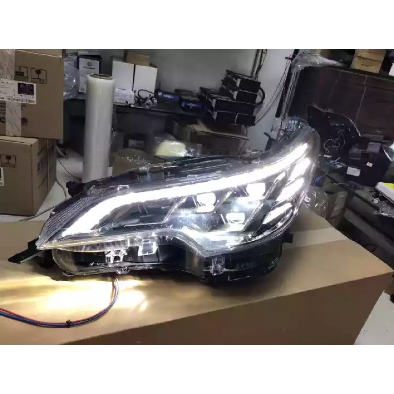 READY STOCK HEADLAMP FORTUNER VRZ 2016-2019 16-19 HEADLIGHT LAMPU DEPAN STOPLAMP VARIASI CUSTOM LED LEGENDER LEXUS AFTERMARKET