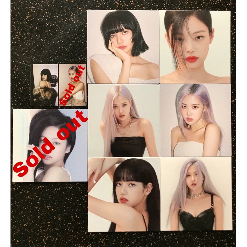 Sharing OFFICIAL Postcard Photocard PC Lisa Jennie Rose Jisoo The Album Blackpink (Freong chat adm)