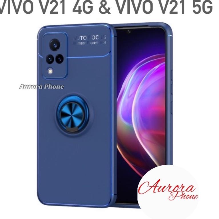 (J-IBY (✉ Vivo V21 4G / V21 5G Soft Case Auto Focus Invisible Iring Case V21 / iring Vivo V21 / Soft
