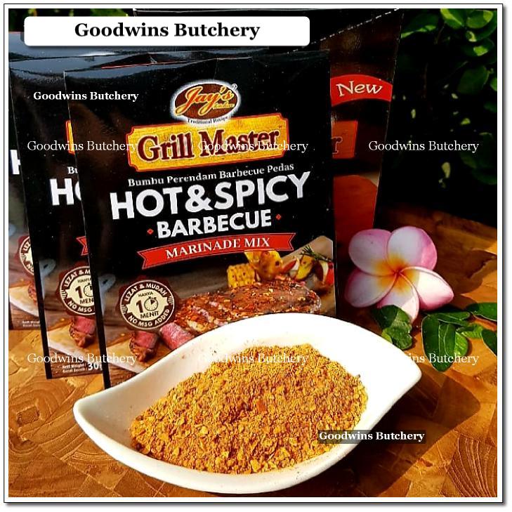 

HOT & SPICY BARBECUE BBQ MARINADE Jays grill master marinade mix 30g JAY'S