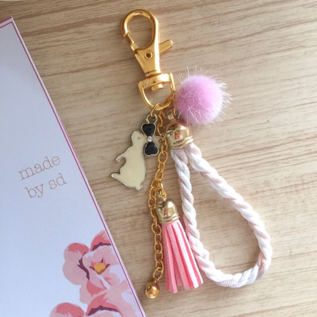 Bagcharm keychain custom gift Rabbit