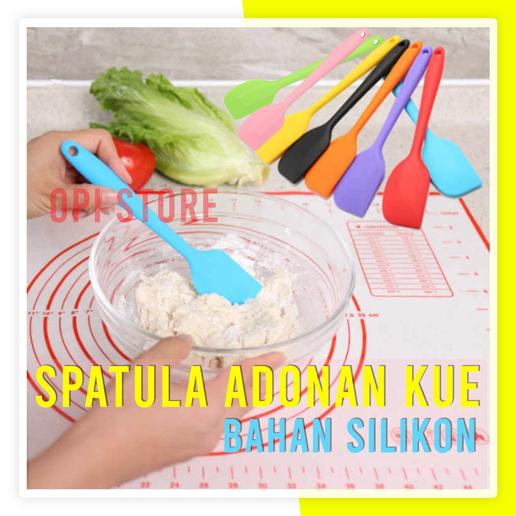 Spatula Sodet Silikon Masak Multi Fungsi Tahan Panas Pengaduk Adonan Kue Adukan Adonan